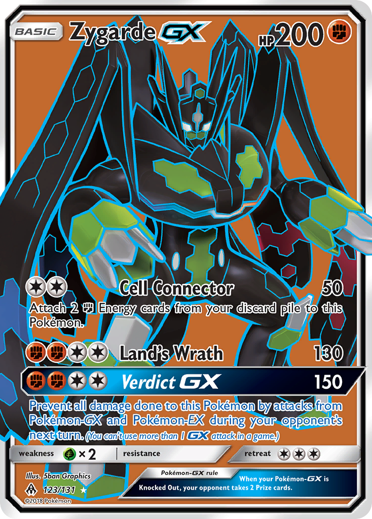 Forbidden Light Zygarde GX #123/131